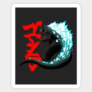 Godzilla Japanese Power Sticker